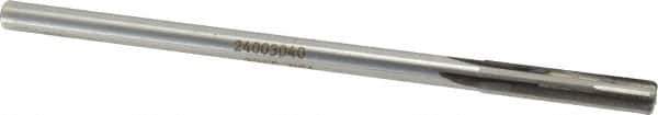 Made in USA - 0.304" Carbide-Tipped 4 Flute Chucking Reamer - Straight Flute, 9/32" Straight Shank, 1-1/2" Flute Length, 6" OAL - USA Tool & Supply