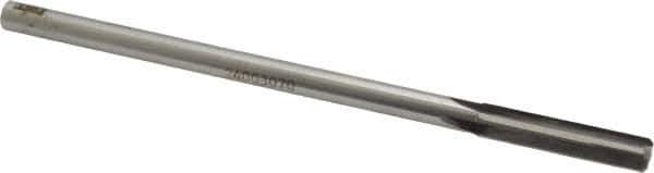 Made in USA - 0.307" Carbide-Tipped 4 Flute Chucking Reamer - Straight Flute, 9/32" Straight Shank, 1-1/2" Flute Length, 6" OAL - USA Tool & Supply