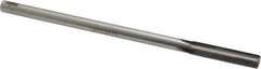 Made in USA - 0.307" Carbide-Tipped 4 Flute Chucking Reamer - Straight Flute, 9/32" Straight Shank, 1-1/2" Flute Length, 6" OAL - USA Tool & Supply