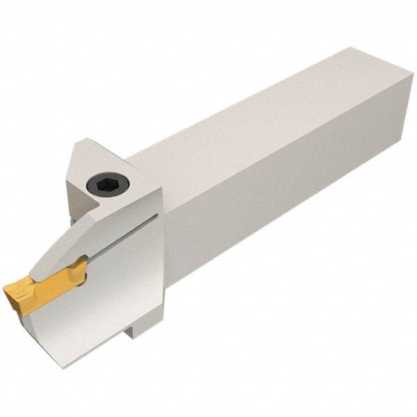 Iscar - HFH, External, Right Hand, 1.26" Max Depth of Cut, 0.236" Max Groove Width, Indexable Grooving Tool Holder - DGN 6303, GRIP 6.., HFPR 6004 Insert Compatibility, 1" Shank Height, 1" Shank Width, 6" OAL - USA Tool & Supply