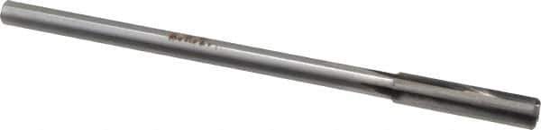 Made in USA - 0.342" Carbide-Tipped 4 Flute Chucking Reamer - Straight Flute, 9/32" Straight Shank, 1-1/2" Flute Length, 6" OAL - USA Tool & Supply