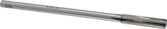 Made in USA - 0.345" Carbide-Tipped 4 Flute Chucking Reamer - Straight Flute, 9/32" Straight Shank, 1-1/2" Flute Length, 6" OAL - USA Tool & Supply