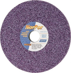 Norton - 8" Diam x 1-1/4" Hole x 1/2" Thick, G Hardness, 46 Grit Surface Grinding Wheel - Ceramic, Type 1, Coarse Grade, 3,600 Max RPM, Vitrified Bond, No Recess - USA Tool & Supply