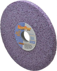 Norton - 8" Diam x 1-1/4" Hole x 1/2" Thick, H Hardness, 46 Grit Surface Grinding Wheel - Ceramic, Type 1, Coarse Grade, 3,600 Max RPM, Vitrified Bond, No Recess - USA Tool & Supply