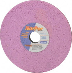 Norton - 8" Diam x 1-1/4" Hole x 1/2" Thick, G Hardness, 46 Grit Surface Grinding Wheel - Aluminum Oxide, Type 1, Coarse Grade, 3,600 Max RPM, Vitrified Bond, No Recess - USA Tool & Supply