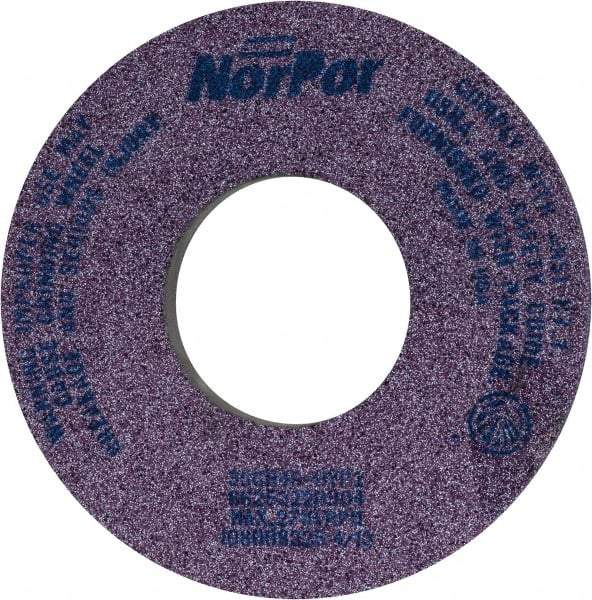 Norton - 12" Diam x 5" Hole x 1-1/2" Thick, H Hardness, 46 Grit Surface Grinding Wheel - Ceramic, Type 5, Coarse Grade, 2,710 Max RPM, Vitrified Bond, One-Side Recess - USA Tool & Supply