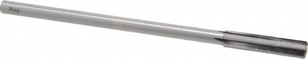 Made in USA - 0.384" Carbide-Tipped 4 Flute Chucking Reamer - USA Tool & Supply
