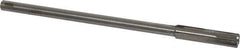 Made in USA - 0.403" Carbide-Tipped 4 Flute Chucking Reamer - Straight Flute, 5/16" Straight Shank, 1-3/4" Flute Length, 7" OAL - USA Tool & Supply