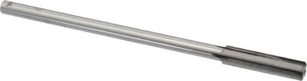 Made in USA - 0.408" Carbide-Tipped 4 Flute Chucking Reamer - Straight Flute, 5/16" Straight Shank, 1-3/4" Flute Length, 7" OAL - USA Tool & Supply