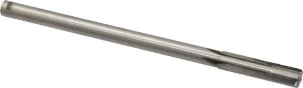 Made in USA - 0.411" Carbide-Tipped 4 Flute Chucking Reamer - Straight Flute, 3/8" Straight Shank, 1-3/4" Flute Length, 7" OAL - USA Tool & Supply