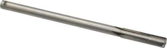 Made in USA - 0.411" Carbide-Tipped 4 Flute Chucking Reamer - Straight Flute, 3/8" Straight Shank, 1-3/4" Flute Length, 7" OAL - USA Tool & Supply