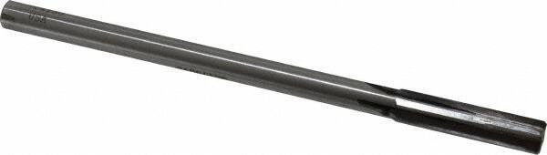 Made in USA - 0.418" Carbide-Tipped 4 Flute Chucking Reamer - Straight Flute, 3/8" Straight Shank, 1-3/4" Flute Length, 7" OAL - USA Tool & Supply