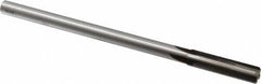 Made in USA - 0.423" Carbide-Tipped 4 Flute Chucking Reamer - Straight Flute, 3/8" Straight Shank, 1-3/4" Flute Length, 7" OAL - USA Tool & Supply