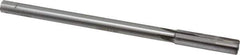 Made in USA - 0.429" Carbide-Tipped 4 Flute Chucking Reamer - Straight Flute, 3/8" Straight Shank, 1-3/4" Flute Length, 7" OAL - USA Tool & Supply