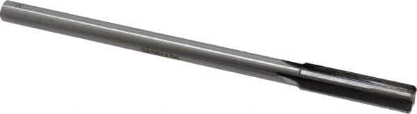 Made in USA - 0.445" Carbide-Tipped 4 Flute Chucking Reamer - Straight Flute, 3/8" Straight Shank, 1-3/4" Flute Length, 7" OAL - USA Tool & Supply