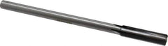 Made in USA - 0.445" Carbide-Tipped 4 Flute Chucking Reamer - Straight Flute, 3/8" Straight Shank, 1-3/4" Flute Length, 7" OAL - USA Tool & Supply