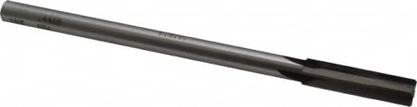 Made in USA - 0.446" Carbide-Tipped 4 Flute Chucking Reamer - USA Tool & Supply