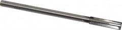 Made in USA - 0.451" Carbide-Tipped 4 Flute Chucking Reamer - USA Tool & Supply