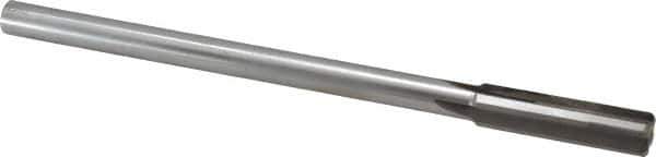 Made in USA - 0.459" Carbide-Tipped 4 Flute Chucking Reamer - Straight Flute, 3/8" Straight Shank, 1-3/4" Flute Length, 7" OAL - USA Tool & Supply