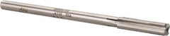 Made in USA - 0.471" Carbide-Tipped 4 Flute Chucking Reamer - Straight Flute, 3/8" Straight Shank, 1-3/4" Flute Length, 7" OAL - USA Tool & Supply