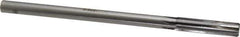 Made in USA - 0.473" Carbide-Tipped 6 Flute Chucking Reamer - Straight Flute, 7/16" Straight Shank, 2" Flute Length, 8" OAL - USA Tool & Supply