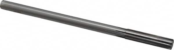 Made in USA - 0.475" Carbide-Tipped 6 Flute Chucking Reamer - USA Tool & Supply