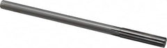 Made in USA - 0.475" Carbide-Tipped 6 Flute Chucking Reamer - USA Tool & Supply