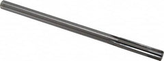 Made in USA - 0.476" Carbide-Tipped 6 Flute Chucking Reamer - USA Tool & Supply