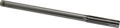 Made in USA - 0.479" Carbide-Tipped 6 Flute Chucking Reamer - Straight Flute, 7/16" Straight Shank, 2" Flute Length, 8" OAL - USA Tool & Supply
