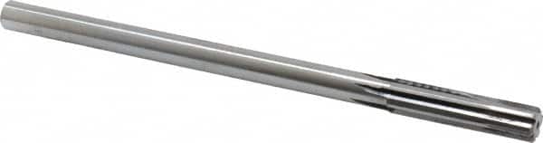 Made in USA - 0.483" Carbide-Tipped 6 Flute Chucking Reamer - USA Tool & Supply
