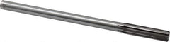 Made in USA - 0.491" Carbide-Tipped 6 Flute Chucking Reamer - Straight Flute, 7/16" Straight Shank, 2" Flute Length, 8" OAL - USA Tool & Supply