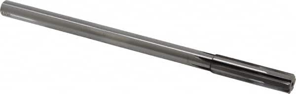 Made in USA - 0.493" Carbide-Tipped 6 Flute Chucking Reamer - USA Tool & Supply