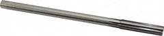 Made in USA - 0.494" Carbide-Tipped 6 Flute Chucking Reamer - USA Tool & Supply