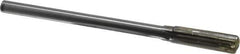 Made in USA - 0.495" Carbide-Tipped 6 Flute Chucking Reamer - Straight Flute, 7/16" Straight Shank, 2" Flute Length, 8" OAL - USA Tool & Supply