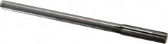 Made in USA - 0.496" Carbide-Tipped 6 Flute Chucking Reamer - USA Tool & Supply