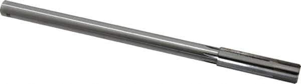 Made in USA - 0.517" Carbide-Tipped 6 Flute Chucking Reamer - Straight Flute, 7/16" Straight Shank, 2" Flute Length, 8" OAL - USA Tool & Supply