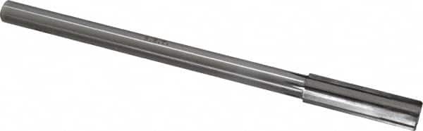 Made in USA - 0.552" Carbide-Tipped 6 Flute Chucking Reamer - USA Tool & Supply