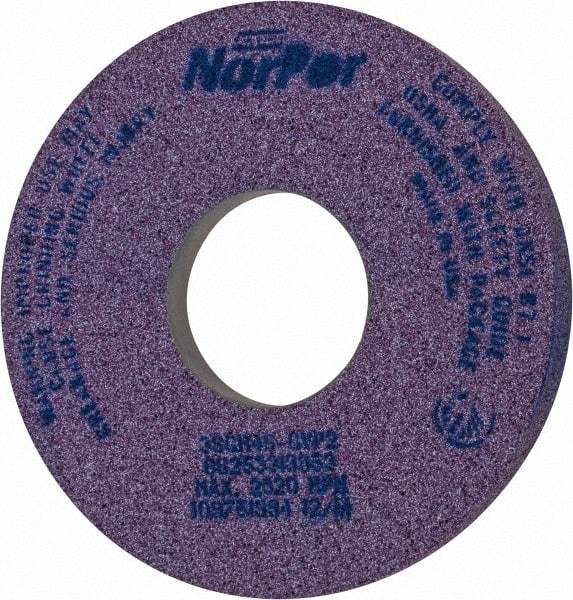 Norton - 14" Diam x 5" Hole x 1-1/2" Thick, G Hardness, 46 Grit Surface Grinding Wheel - Ceramic, Type 5, Coarse Grade, 2,320 Max RPM, Vitrified Bond, One-Side Recess - USA Tool & Supply