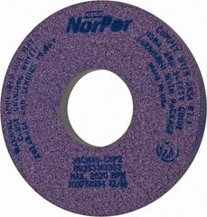 Norton - 14" Diam x 5" Hole x 1-1/2" Thick, G Hardness, 46 Grit Surface Grinding Wheel - Ceramic, Type 5, Coarse Grade, 2,320 Max RPM, Vitrified Bond, One-Side Recess - USA Tool & Supply