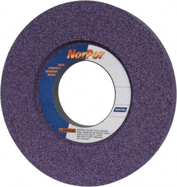Norton - 14" Diam x 5" Hole x 1-1/2" Thick, H Hardness, 46 Grit Surface Grinding Wheel - Ceramic, Type 5, Coarse Grade, 2,320 Max RPM, Vitrified Bond, One-Side Recess - USA Tool & Supply