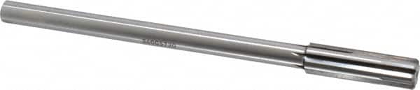 Made in USA - 0.572" Carbide-Tipped 6 Flute Chucking Reamer - USA Tool & Supply
