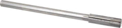 Made in USA - 0.579" Carbide-Tipped 6 Flute Chucking Reamer - Straight Flute, 7/16" Straight Shank, 2" Flute Length, 8" OAL - USA Tool & Supply