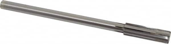 Made in USA - 0.591" Carbide-Tipped 6 Flute Chucking Reamer - USA Tool & Supply