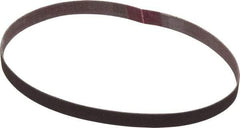 Norton - 3/8" Wide x 13" OAL, 120 Grit, Aluminum Oxide Abrasive Belt - Aluminum Oxide, Fine, Coated, Series R228 - USA Tool & Supply