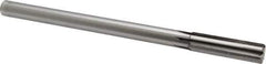Made in USA - 0.631" Carbide-Tipped 6 Flute Chucking Reamer - Straight Flute, 9/16" Straight Shank, 2-1/4" Flute Length, 9" OAL - USA Tool & Supply