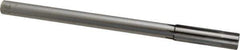 Made in USA - 0.639" Carbide-Tipped 6 Flute Chucking Reamer - Straight Flute, 9/16" Straight Shank, 2-1/4" Flute Length, 9" OAL - USA Tool & Supply