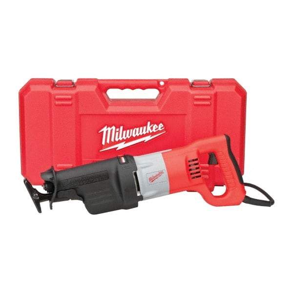 Milwaukee Tool - 3,000 Strokes per Minute, 1-1/4 Inch Stroke Length, Electric Reciprocating Saw - 120 Volts, 13 Amps, 1 Blade - USA Tool & Supply