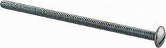 Value Collection - #10-24 UNC, 4" Length Under Head Slotted Drive Machine Screw - Truss Head, Grade 2 Steel, Zinc-Plated Finish, Without Washer - USA Tool & Supply