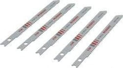 Milwaukee Tool - 3-5/8" Long, 14 Teeth per Inch, Bi-Metal Jig Saw Blade - Toothed Edge, 0.2813" Wide x 0.047" Thick, U-Shank - USA Tool & Supply