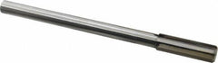 Made in USA - 0.71" Carbide-Tipped 6 Flute Chucking Reamer - Straight Flute, 9/16" Straight Shank, 2-1/4" Flute Length, 9" OAL - USA Tool & Supply